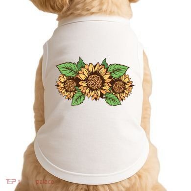 Leopard Flowers Doggie Tank