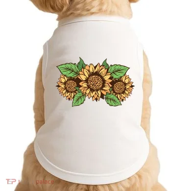Leopard Flowers Doggie Tank