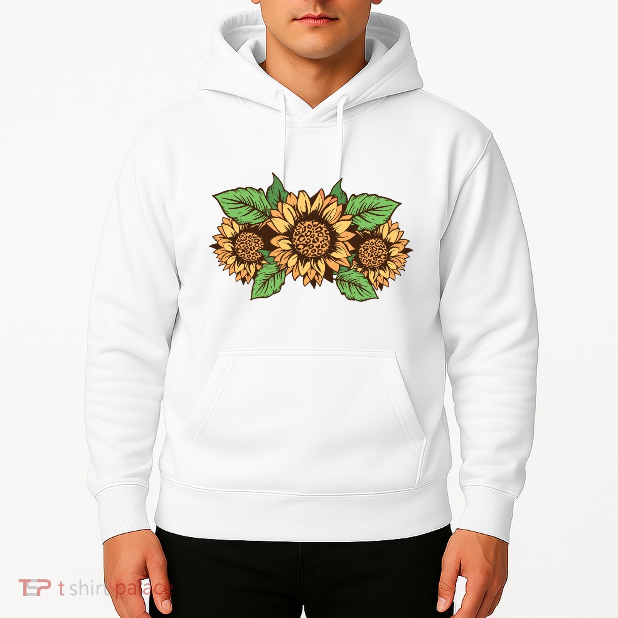 Leopard Flowers Hoodie