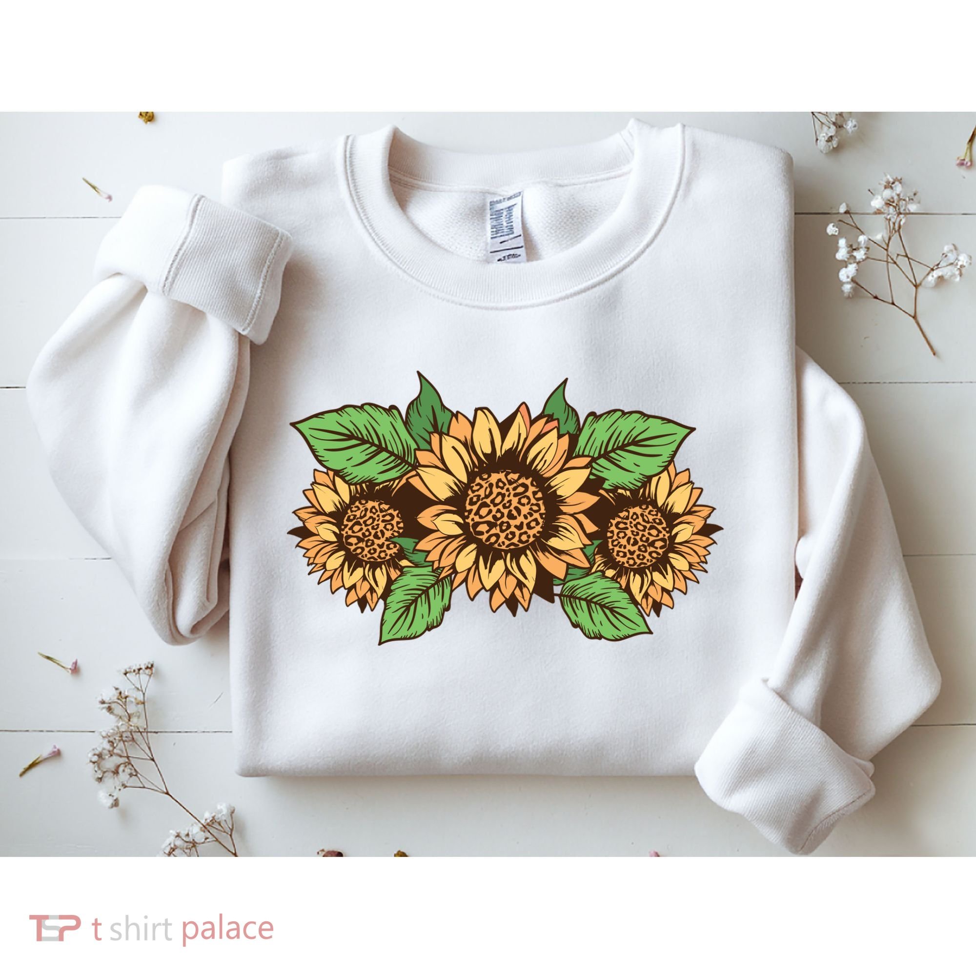 Leopard Flowers Sweatshirt