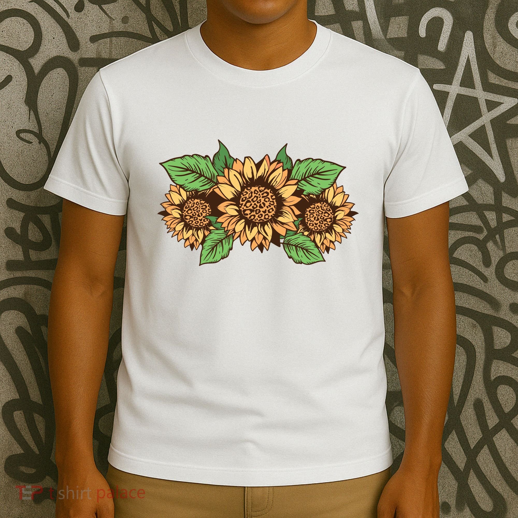 Leopard Flowers T-Shirt