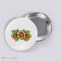 Leopard Flowers Button thumb 0