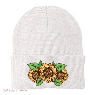 Leopard Flowers Beanie