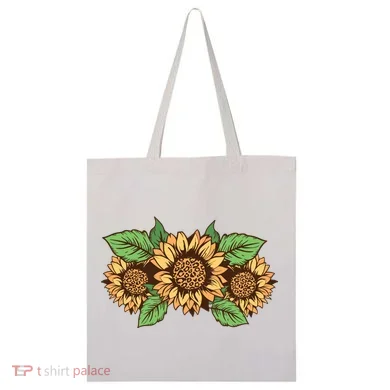 Leopard Flowers Tote Bag