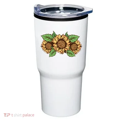 Leopard Flowers Tumbler