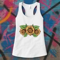 Leopard Flowers Women's Tank Top thumb 3