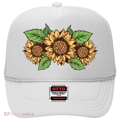 Leopard Flowers Hat