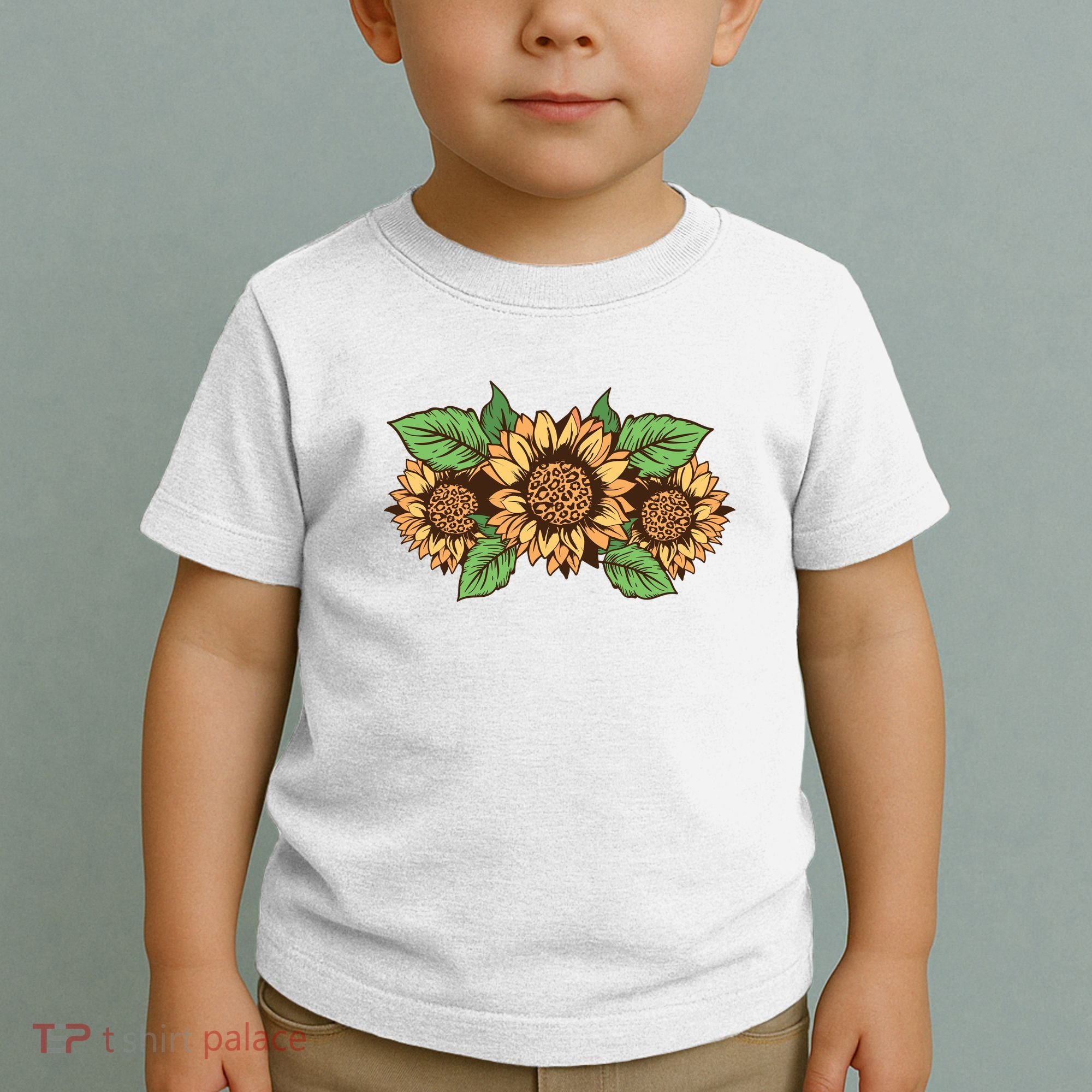 Leopard Flowers Toddler T-Shirt