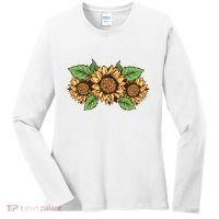 Leopard Flowers Women's Long Sleeve Shirt thumb 0