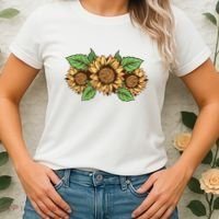 Leopard Flowers Women's T-Shirt thumb 2