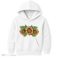 Leopard Flowers Kids Hoodie thumb 0