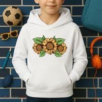 Leopard Flowers Kids Hoodie thumb 2