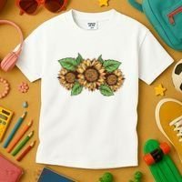 Leopard Flowers Kids T-Shirt thumb 3