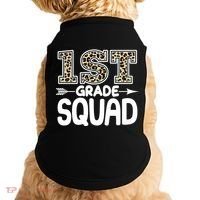 Leopard Print 1st Grade Squad Doggie Tank thumb 0