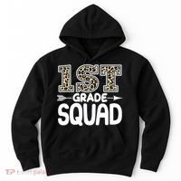 Leopard Print 1st Grade Squad Hoodie thumb 0