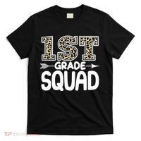 Leopard Print 1st Grade Squad T-Shirt thumb 0