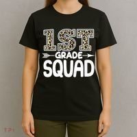 Leopard Print 1st Grade Squad T-Shirt thumb 4