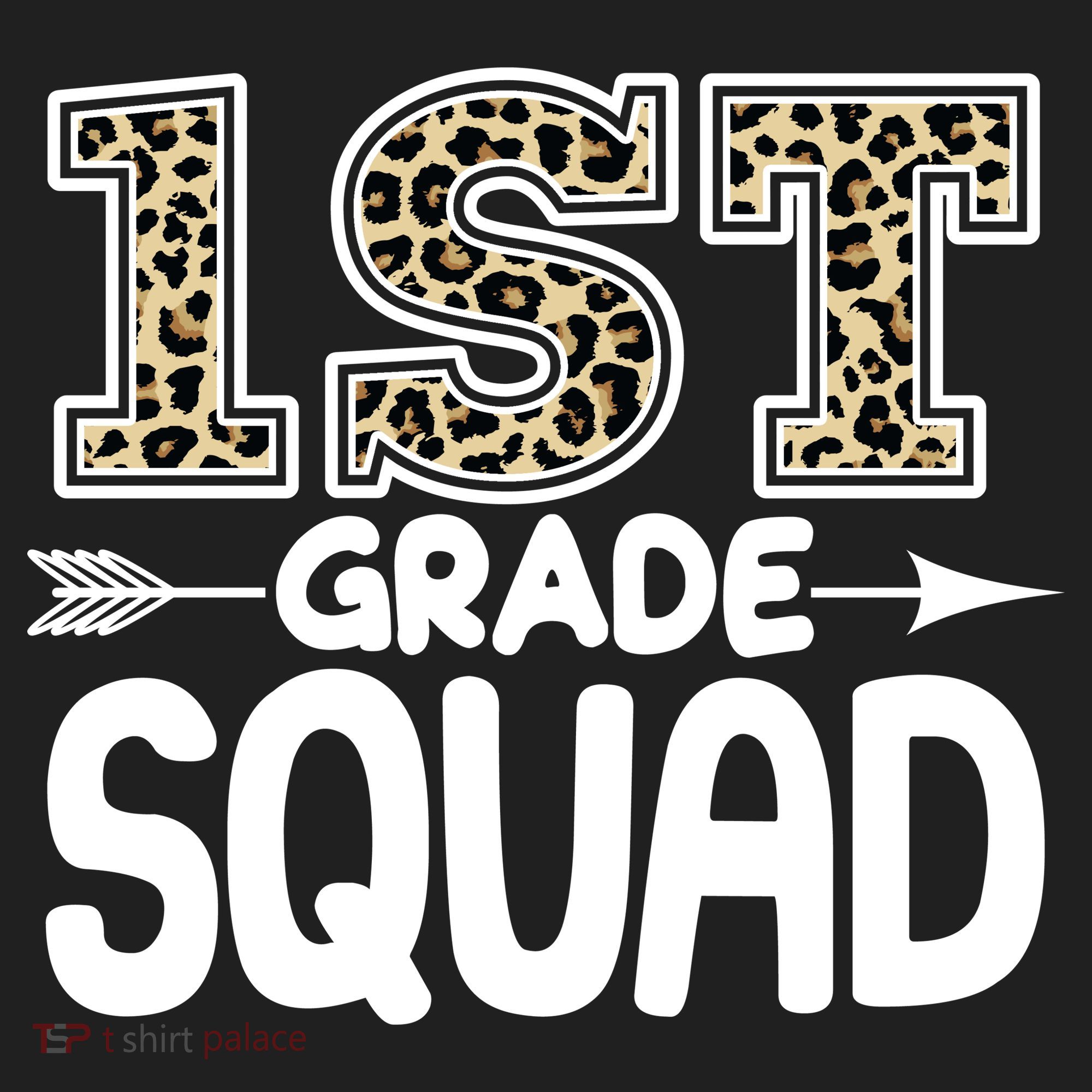 Leopard Print 1st Grade Squad Tumbler