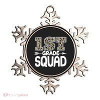 Leopard Print 1st Grade Squad Ornament thumb 0