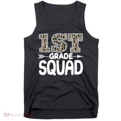 Leopard Print 1st Grade Squad Tank Top