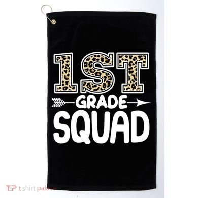 Leopard Print 1st Grade Squad Golf Towel