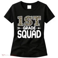 Leopard Print 1st Grade Squad Women's T-Shirt thumb 0