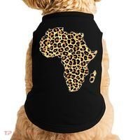 Leopard Print African Map Of Africa Doggie Tank thumb 0