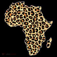 Leopard Print African Map Of Africa Women's Hoodie thumb 2