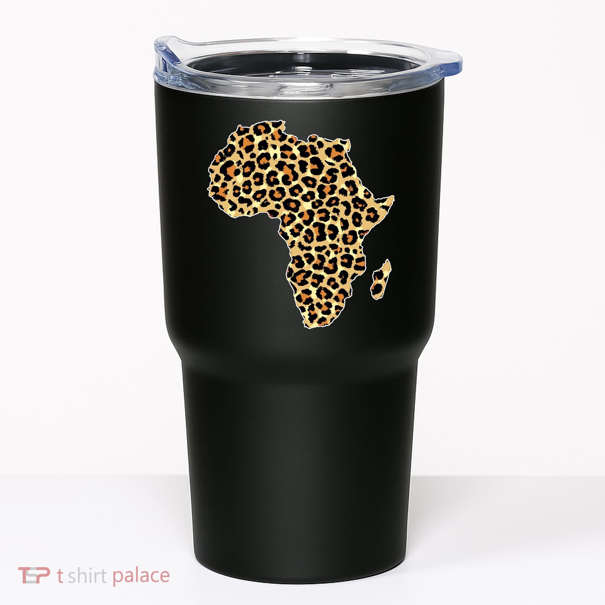Leopard Print African Map Of Africa Tumbler