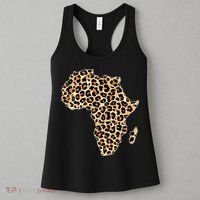 Leopard Print African Map Of Africa Women's Tank Top thumb 3