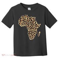 Leopard Print African Map Of Africa Toddler T-Shirt thumb 0