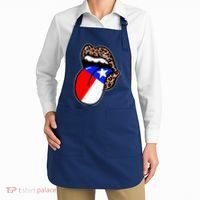 Leopard Print Lips with American Flag Apron thumb 2