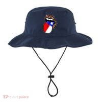 Leopard Print Lips with American Flag Bucket Hat thumb 0