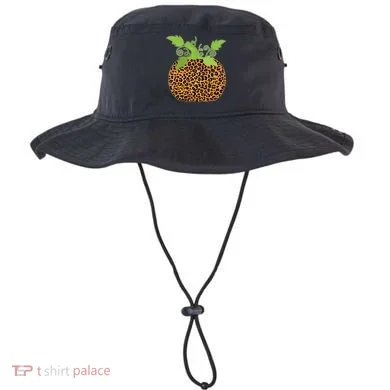 Leopard Print Pumpkin Bucket Hat
