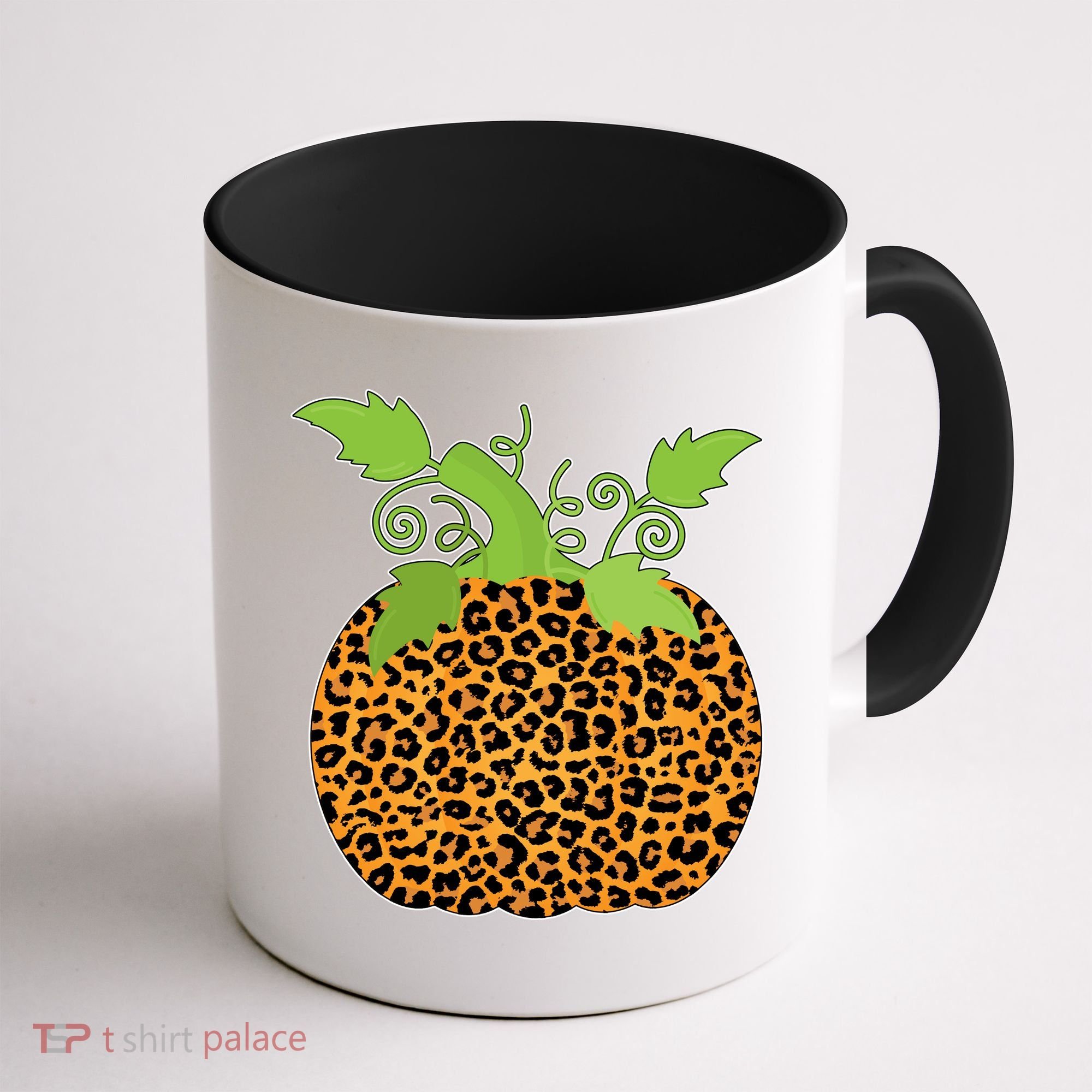 Leopard Print Pumpkin Coffee Mug