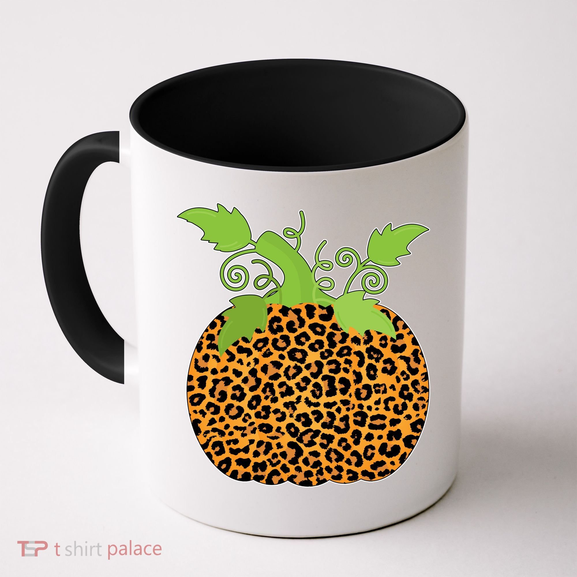 Leopard Print Pumpkin Coffee Mug