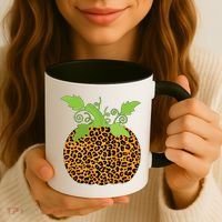 Leopard Print Pumpkin Coffee Mug thumb 3