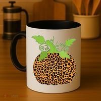 Leopard Print Pumpkin Coffee Mug thumb 4