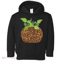 Leopard Print Pumpkin Toddler Hoodie thumb 0