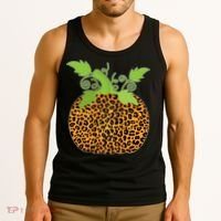 Leopard Print Pumpkin Tank Top thumb 3
