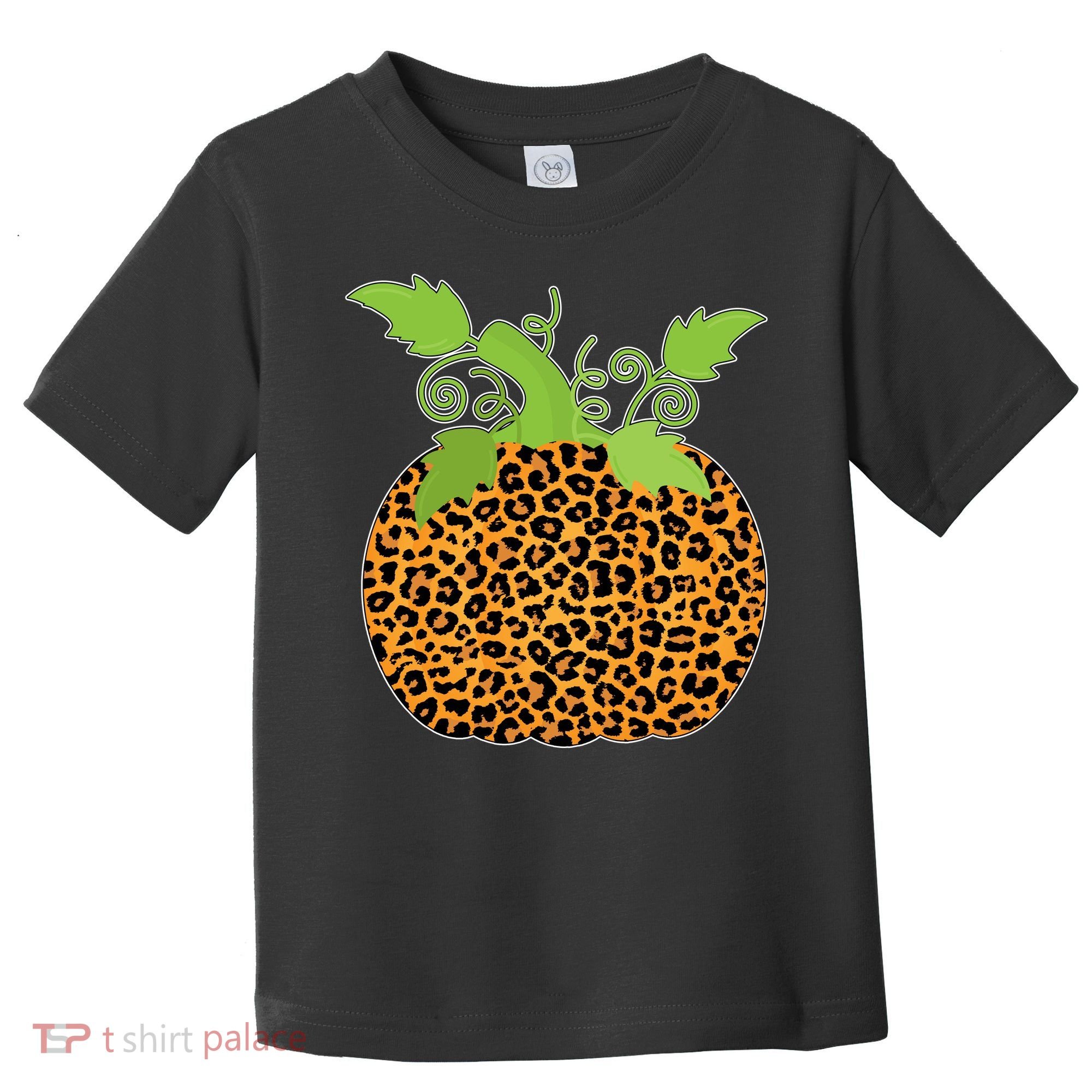 Leopard Print Pumpkin Toddler T-Shirt