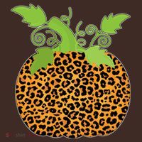 Leopard Print Pumpkin Apron thumb 3