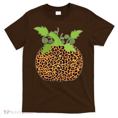 Leopard Print Pumpkin T-Shirt
