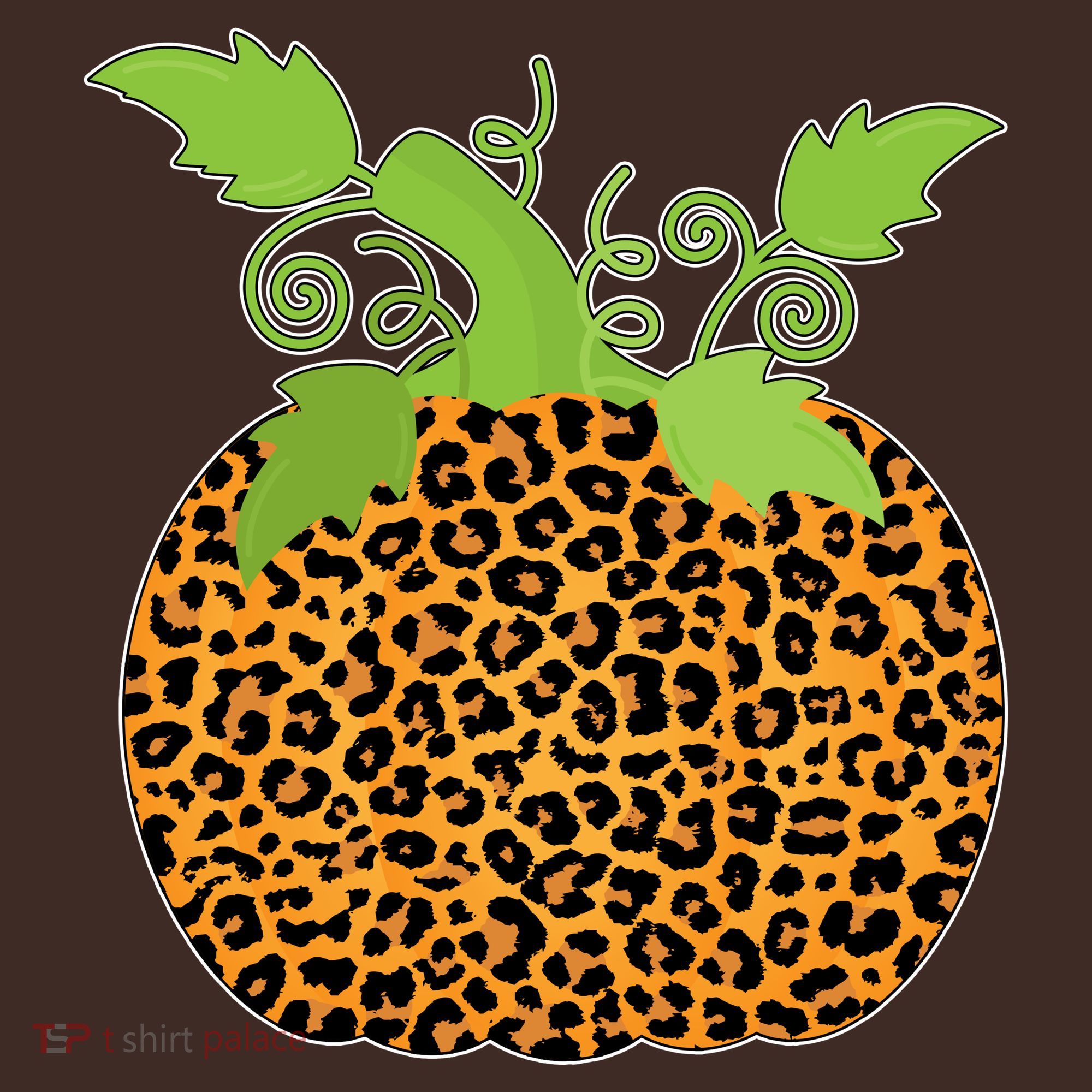Leopard Print Pumpkin Beanie