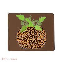 Leopard Print Pumpkin Mousepad thumb 0