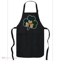 Leopard Shamrocks Clover Apron thumb 0