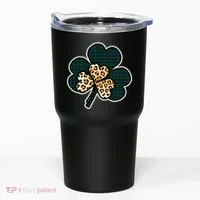 Leopard Shamrocks Clover Tumbler thumb 0