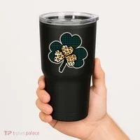 Leopard Shamrocks Clover Tumbler thumb 2