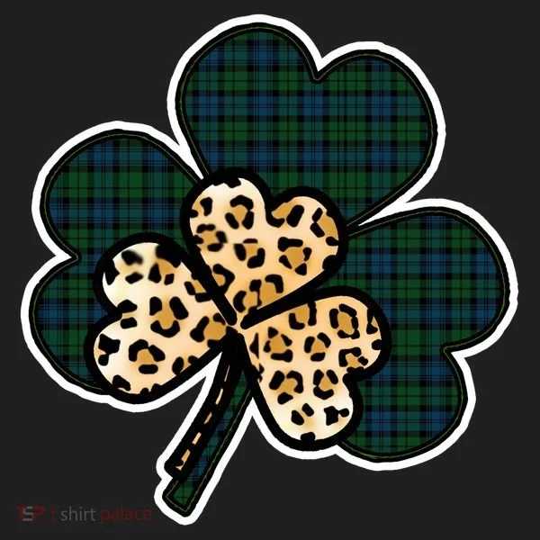 Leopard Shamrocks Clover Tumbler