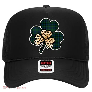 Leopard Shamrocks Clover Hat